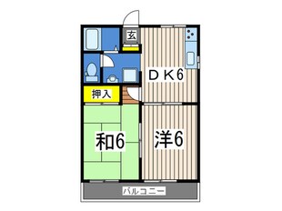 ライフヒルズ横浜の物件間取画像